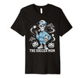 Soccer Mom Skeletton Halloween Soccer T-Shirt - Aesthetic Graphic Unisex