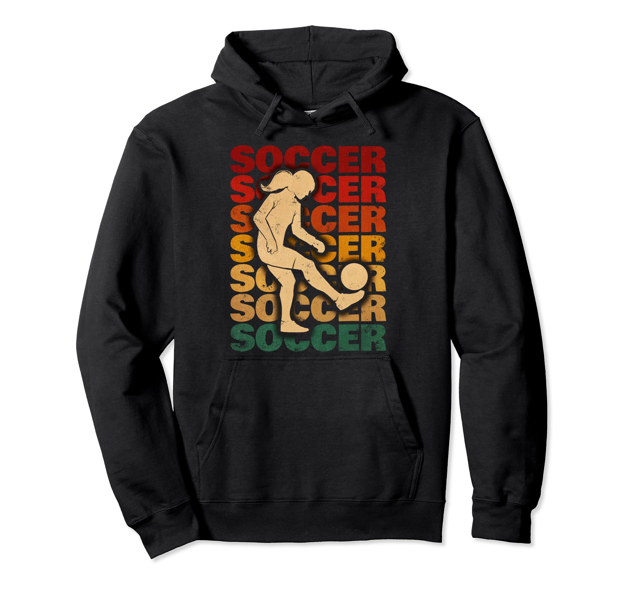 Soccer Goalie Distressed Goalkeeper Hoodie - Minimalist Print for Adults