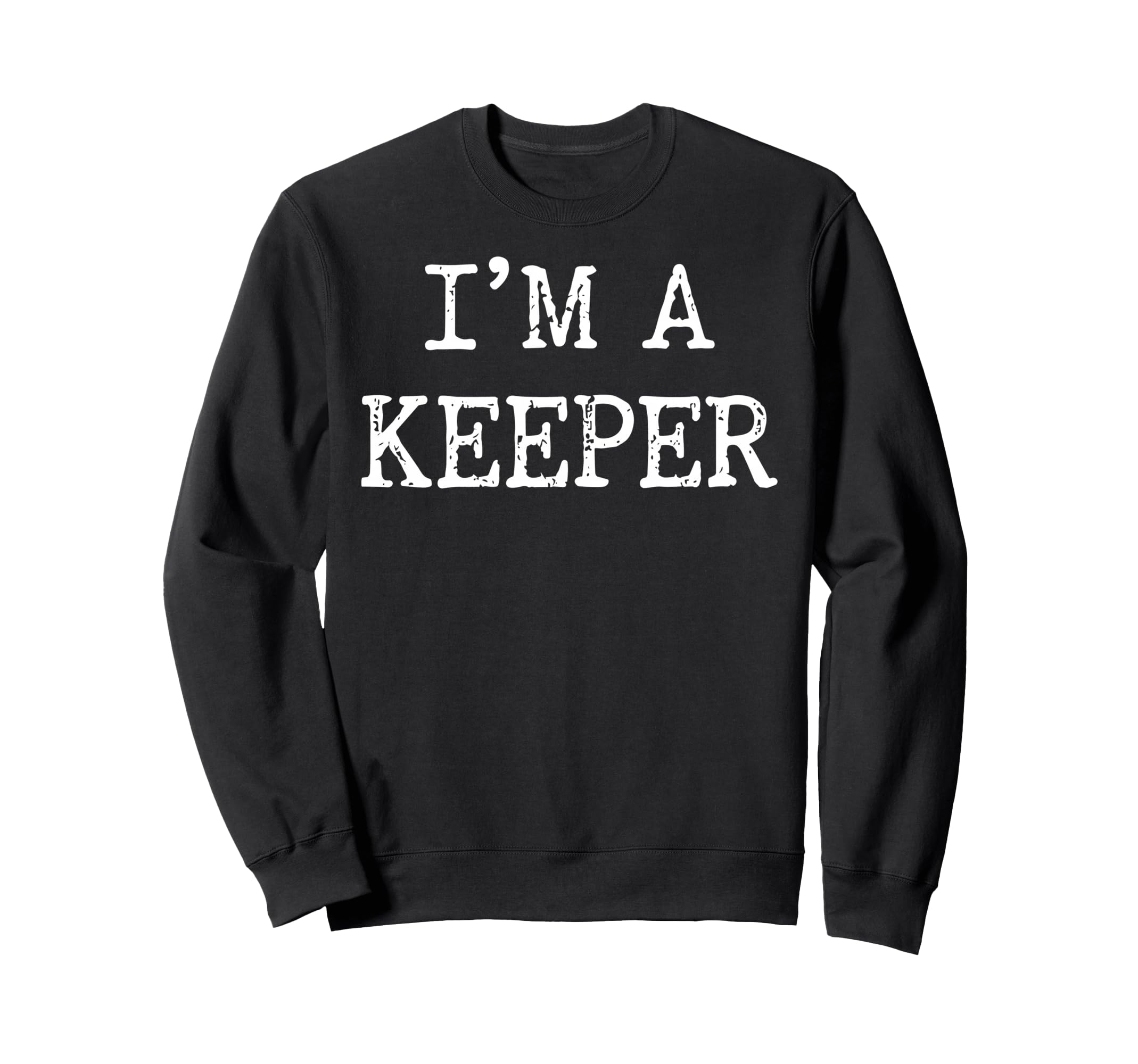 Im Keeper Soccer Goalie Goalkeeper Sweatshirt - Minimalist Print Unisex