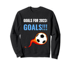 Goals Funny Meme Soccer Lovers Sweatshirt - Streetwear Style for Adults