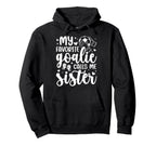 Proud Soccer Goalie Sister Soccer Keeper Hoodie - Graphic Print Men Women