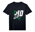10Th Birthday Soccer Player Football 10 T-Shirt - Trendy Graphic Unisex