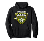 Proud Soccer Papa Funny Drills Games Hoodie - Custom Art Print for Adults