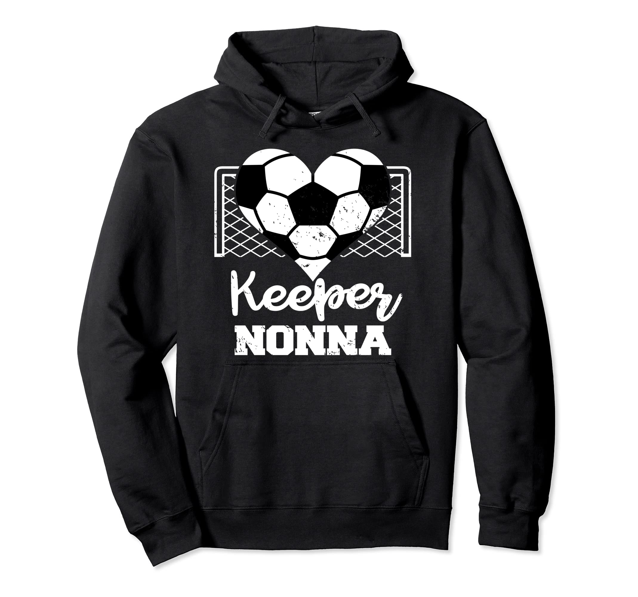 Keeper Nonna Funny Soccer Goalkeeper Hoodie - Minimalist Print Men Women