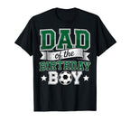 Dad Birthday Soccer Goalie Bday T-Shirt - Streetwear Style for Adults