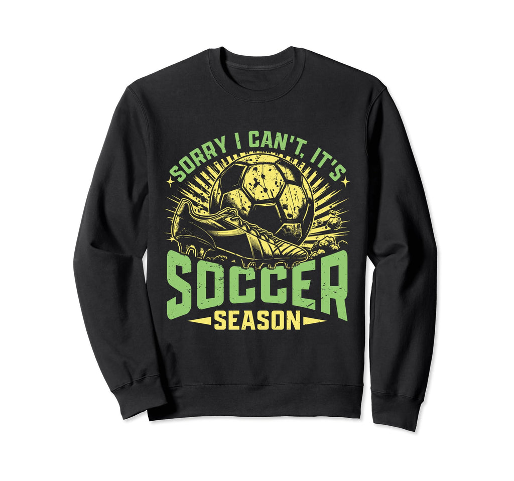 Funny Sport Soccer Player Soccer Sweatshirt - Graphic Print for Adults