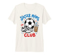Soccer Moms Club Iced Coffee Cleats Sports T-Shirt - Unique Graphic Unisex