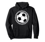 Groovy Soccer Womens Soccer Hoodie - Minimalist Print Unisex