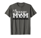 Soccer Mom Soccer Mama Checkered T-Shirt - Aesthetic Graphic Unisex