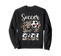 Soccer Gigi Leopard Funny Mothers Sweatshirt - Trendy Graphic for Adults