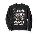 Soccer Gigi Leopard Funny Mothers Sweatshirt - Trendy Graphic for Adults