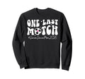 Groovy Soccer Senior Mom 2026 Soccer Sweatshirt - Graphic Print Unisex