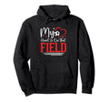 My Heart Is That Field Soccer Love Hoodie - Minimalist Print Men Women