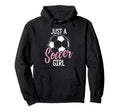 Just Soccer Hoodie - Aesthetic Graphic for Adults