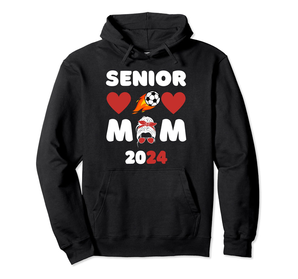 Senior Mom Class 2024 Soccer Mom Graduation Hoodie - Trendy Graphic Unisex