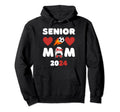 Senior Mom Class 2024 Soccer Mom Graduation Hoodie - Trendy Graphic Unisex