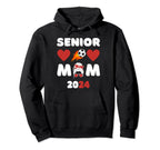 Senior Mom Class 2024 Soccer Mom Graduation Hoodie - Trendy Graphic Unisex
