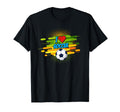 Funny Football I Love Soccer Team Sport T-Shirt - Unique Graphic Unisex