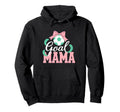Goal Mama Soccer Bow Soccer Mom Pride Hoodie - Fun Novelty Design Unisex
