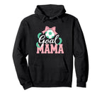Goal Mama Soccer Bow Soccer Mom Pride Hoodie - Fun Novelty Design Unisex