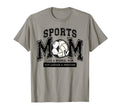 Soccer And Volleyball Mama Sports T-Shirt - Casual Everyday Wear Unisex