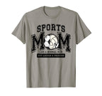 Soccer And Volleyball Mama Sports T-Shirt - Casual Everyday Wear Unisex