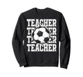 Soccer Teacher Cracked Wall Sweatshirt - Custom Art Print for Adults