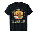 Sloth Soccer Team Outfit Soccer T-Shirt - Minimalist Print Men Women