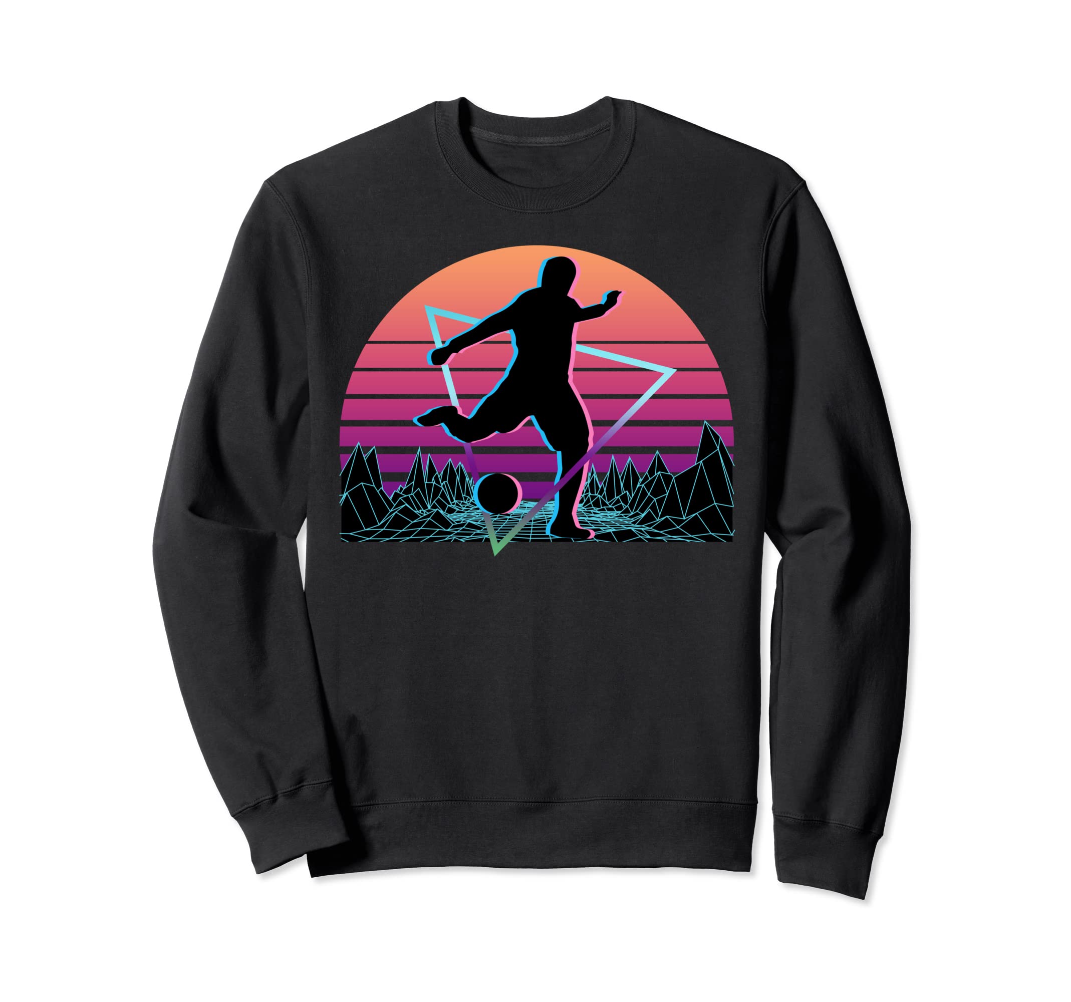 Soccer Player Sweatshirt - Unique Graphic Men Women