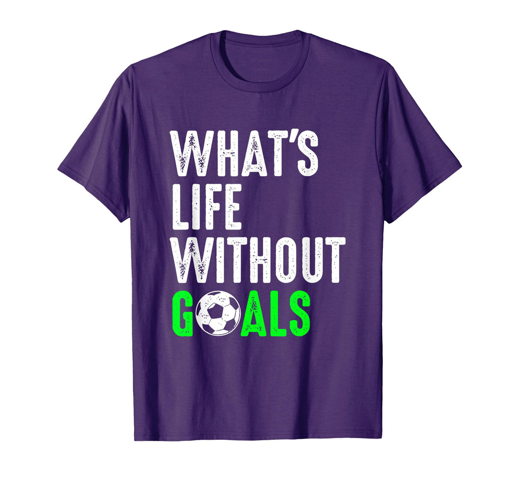 Usa Soccer Whats Life Without Goals T-Shirt - Streetwear Style Unisex