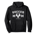Soccer Mom Heart Casual Hoodie - Unique Graphic for Adults