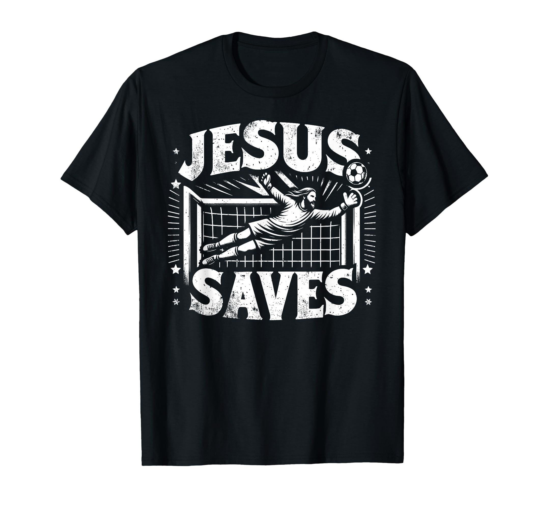 C J S Religious Christian Soccer Sweatshirt - Minimalist Print Men Women