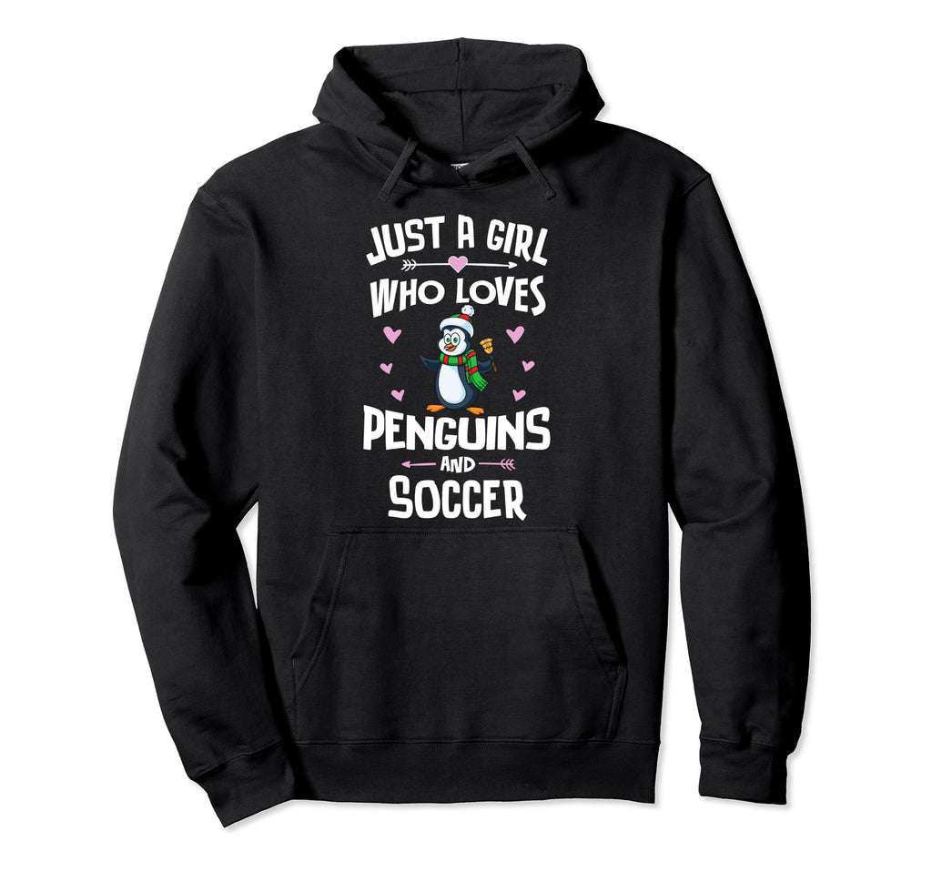 Penguins And Soccer Gift Hoodie - Trendy Graphic Men Women