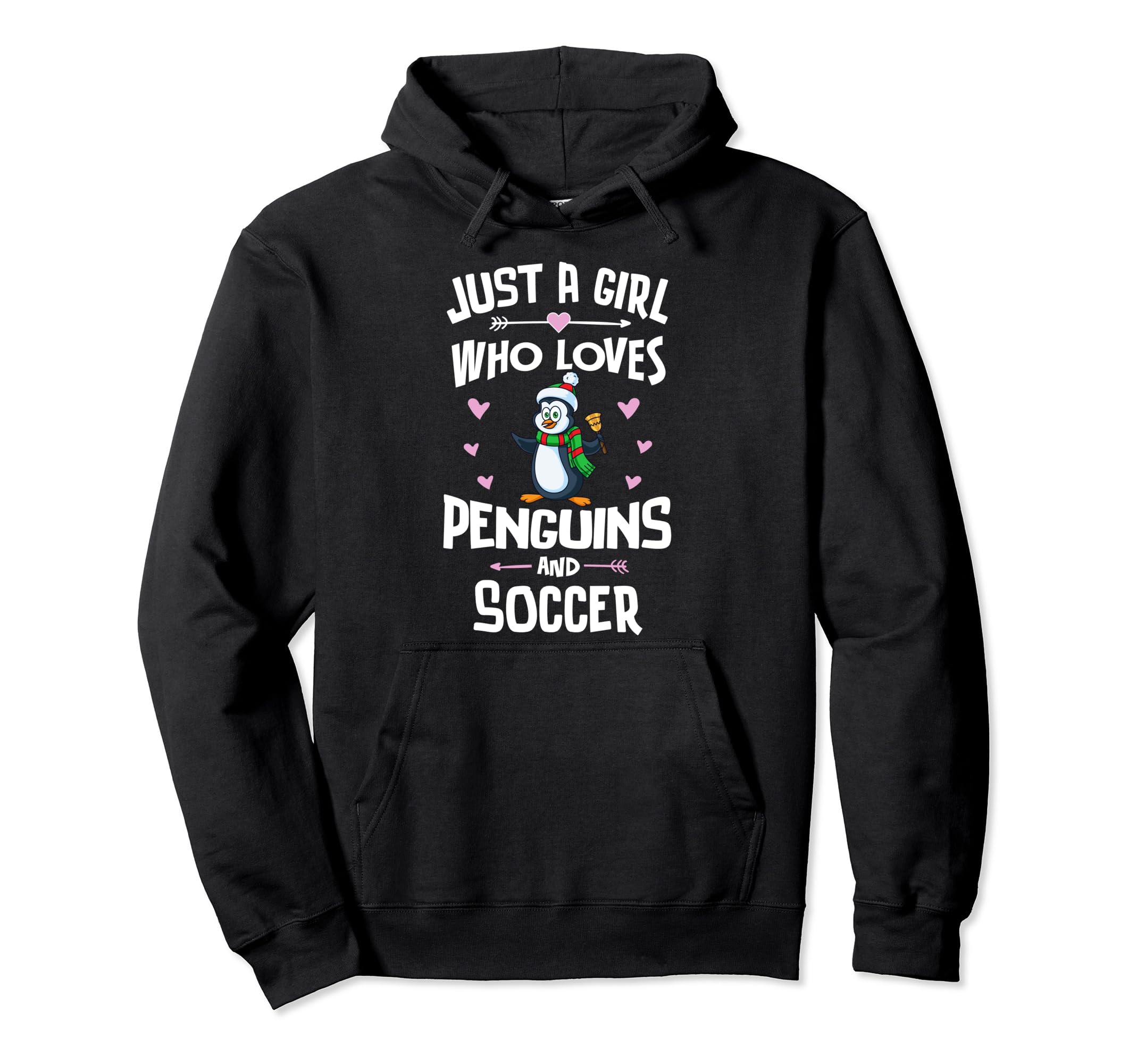 Penguins And Soccer Gift Hoodie - Trendy Graphic Men Women