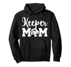 Soccer Keeper Mom Soccer Goalie Mother Hoodie - Minimalist Print Unisex