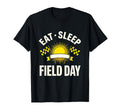 Eat Sleep Field Day Funny Sports Day T-Shirt - Trendy Graphic for Adults