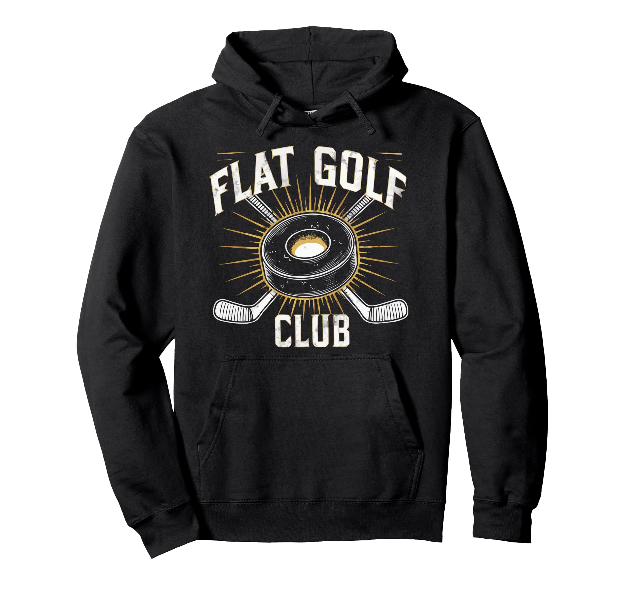 Funny Ice Hockey Player Winter Sport Hoodie - Fun Novelty Design Unisex