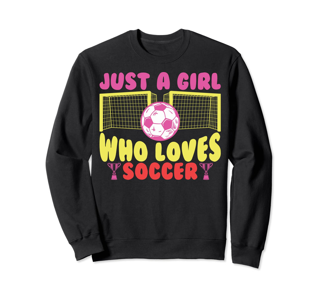 Soccer Lovers Soccer Fans Just Who Sweatshirt - Custom Art Print Men Women