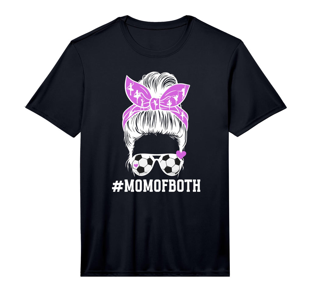 Mens Mom Both Messy Bun Dancer T-Shirt - Streetwear Style for Adults