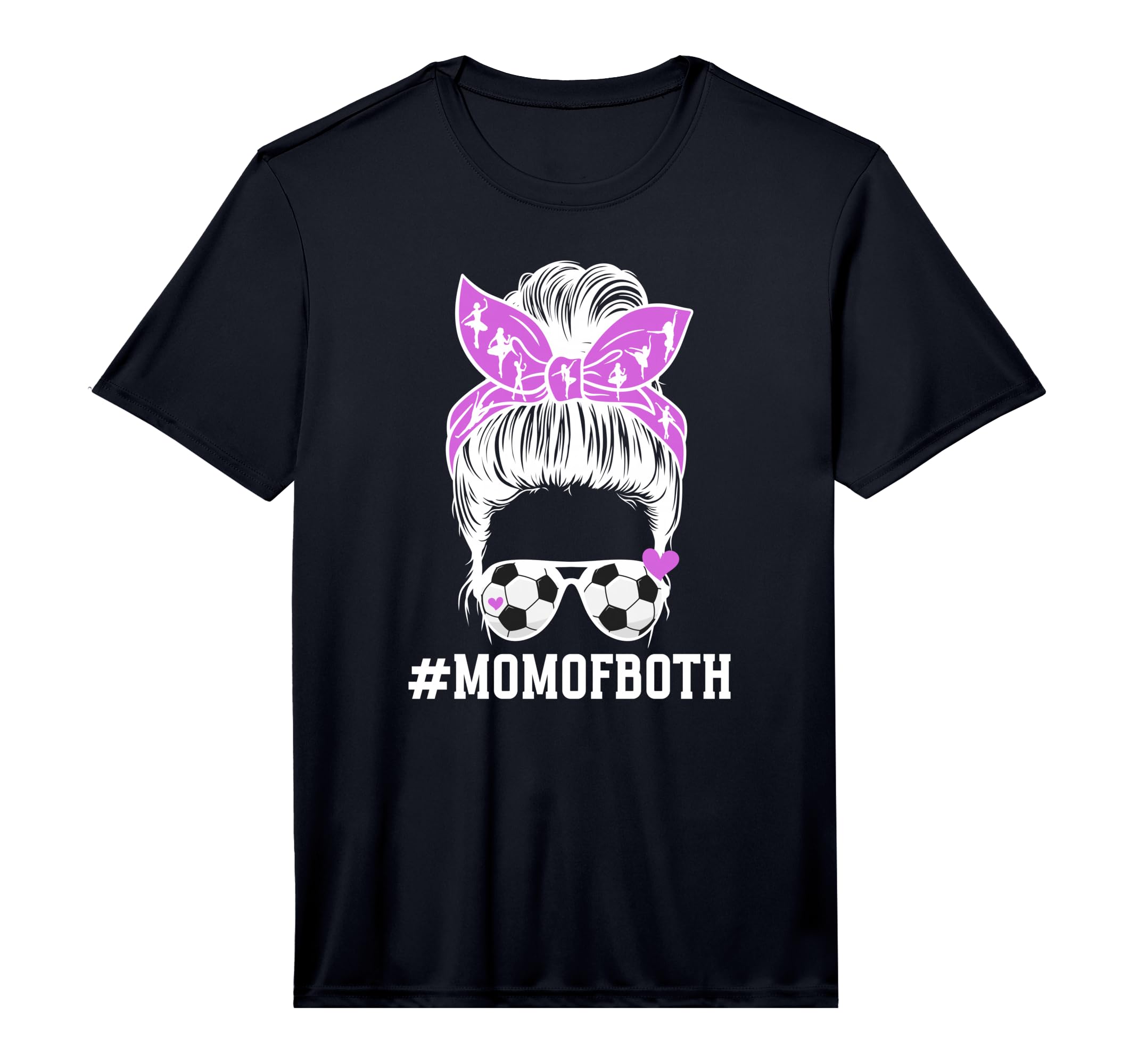 Mens Mom Both Messy Bun Dancer T-Shirt - Streetwear Style for Adults