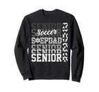 2026 Soccer Senior Stepdad Graduation Sweatshirt - Custom Art Print Unisex