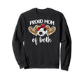 Mom Both Proud Soccer And Dance Sweatshirt - Aesthetic Graphic for Adults