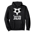 Soccer Juju Funny Soccer Heart Grandma Juju Hoodie - Trendy Graphic Unisex