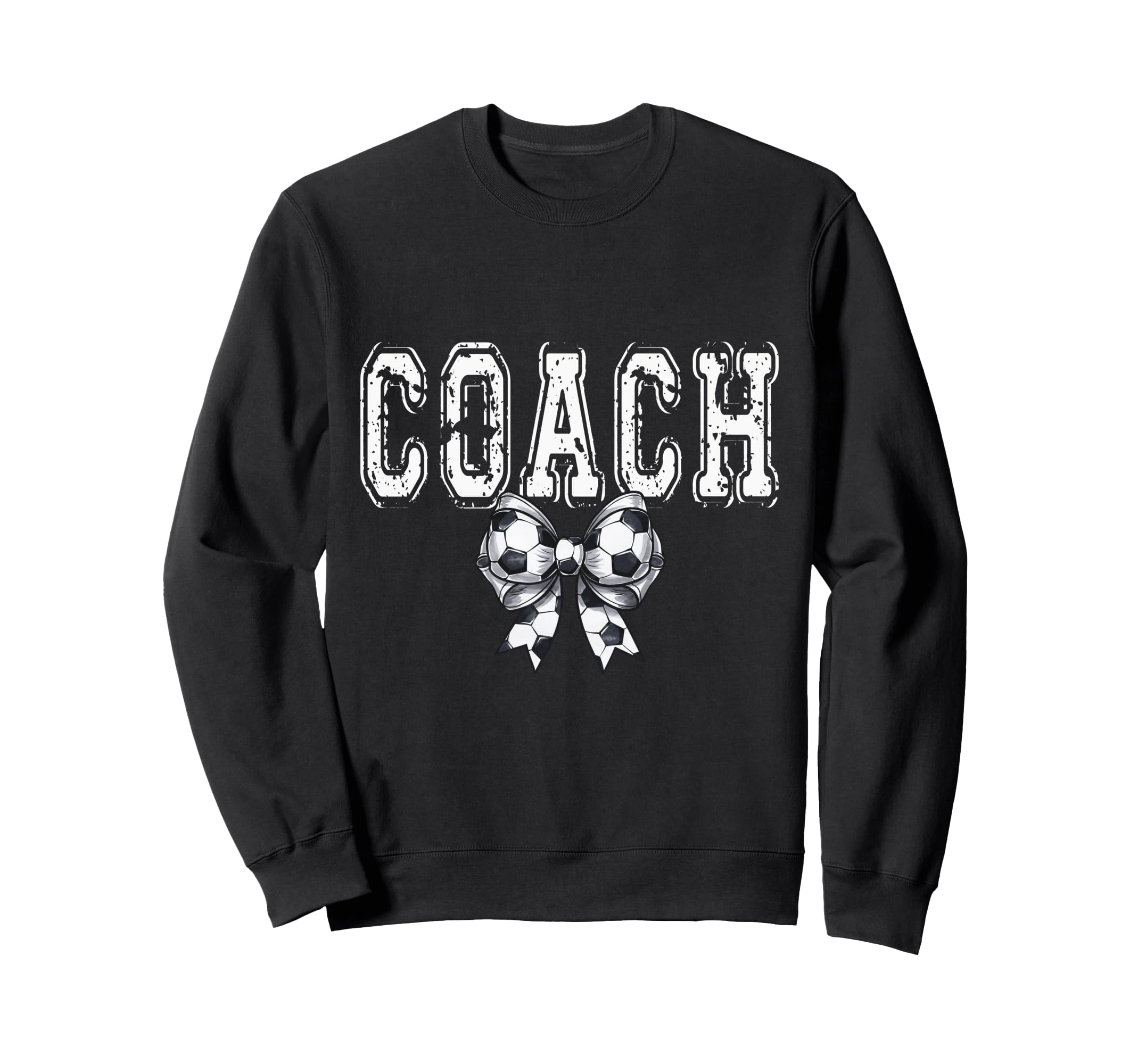Coquette Soccer Coach Spirit Sweatshirt - Fun Novelty Design Unisex