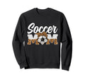 Soccer Mom Game Day Leopard Sweatshirt - Aesthetic Graphic for Adults
