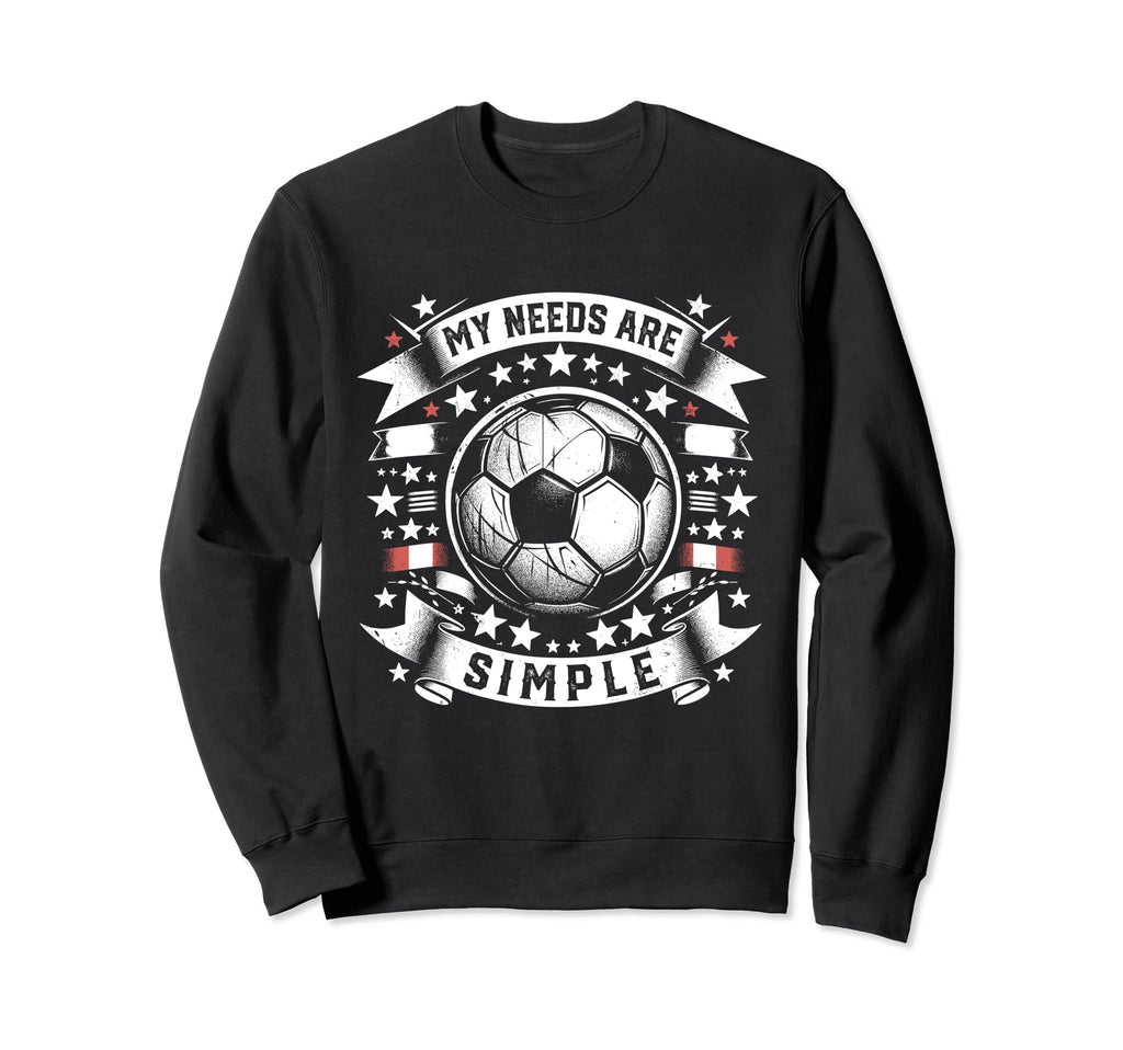 Soccer Player Soccer Sweatshirt - Unique Graphic Unisex