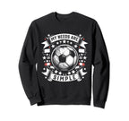 Soccer Player Soccer Sweatshirt - Unique Graphic Unisex