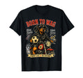 Dachshund Motorbike Love Footbal T-Shirt - Aesthetic Graphic for Adults