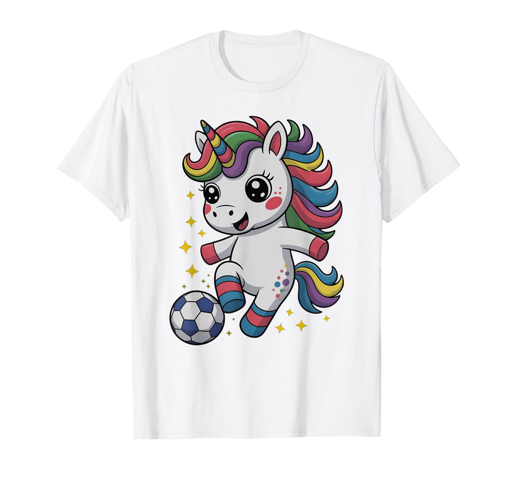 Kawaii Soccer Just Who Loves T-Shirt - Fun Novelty Design Men Women