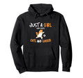 Just Who Loves Cats And Soccer Cat Hoodie - Aesthetic Graphic for Adults